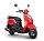 Red SYM Mio 50cc Scooter